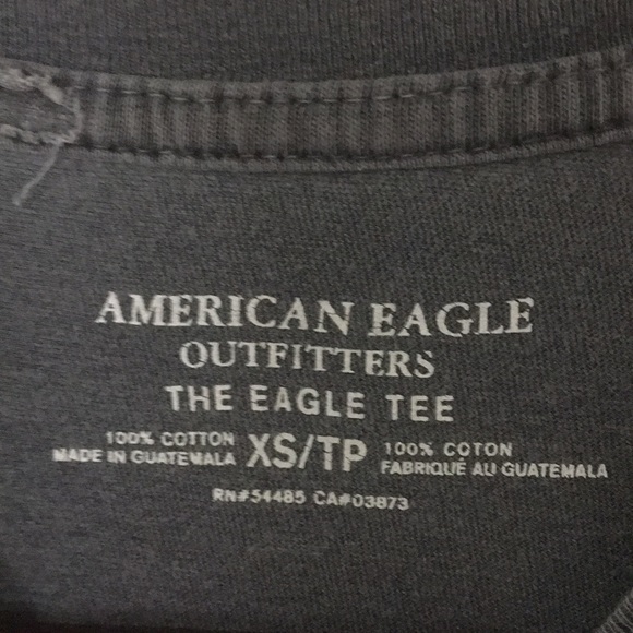 American Eagle distressed/tattered Eagle Tee - Picture 3 of 6